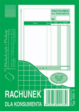 Rachunek dla konsumenta A6 MICHALCZYK 262-5 80k
