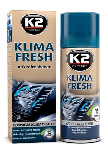 K2 KLIMA FRESH ODŚWIEŻACZ KLIMATYZACJI 150ML CZ-WA