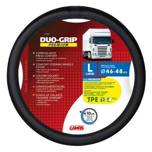 POKROWIEC KIEROWNICY DUO-GRIP TIR 46-48cm EKOSKÓRA