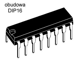 |STcs| 4021 układ cyfrowy CMOS DIP16