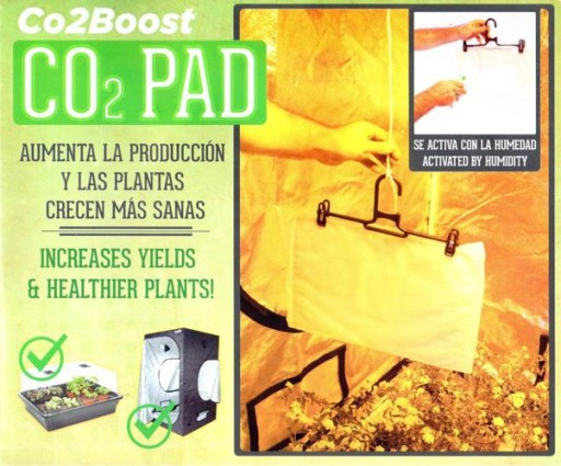 Mata generująca co2 dwutlenek węgla growbox WKŁAD