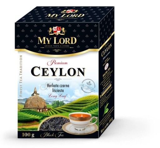 HERBATA CZARNA CEYLON LIŚCIASTA MY LORD MALWA TEA