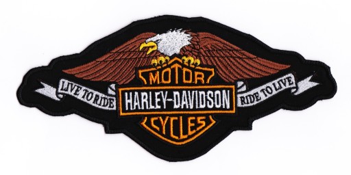 VAR naszywka HARLEY - DAVIDSON 22 x 10,3cm