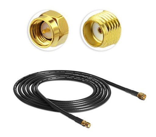 Przedłużacz do anten LTE/3G/GSM SMA(m)/SMA(ż)- 11m