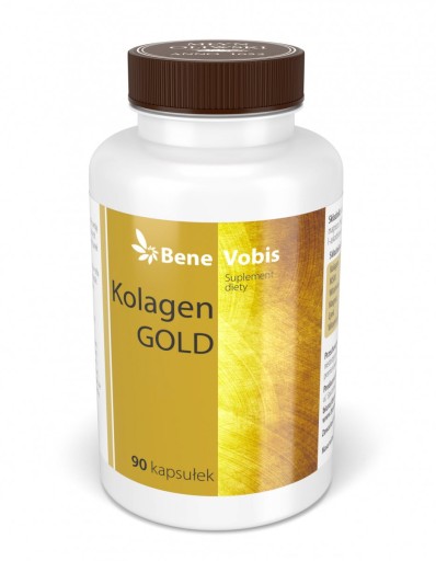 KOLAGEN GOLD z WITAMINĄ C WITAMINA D3- 90 kapsułek