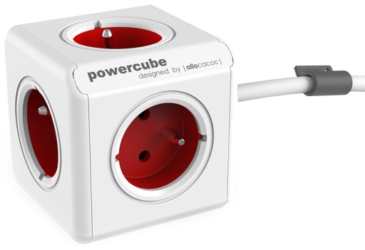 Listwa Allocacoc Power-Cube 5 gniazd kabel 3m