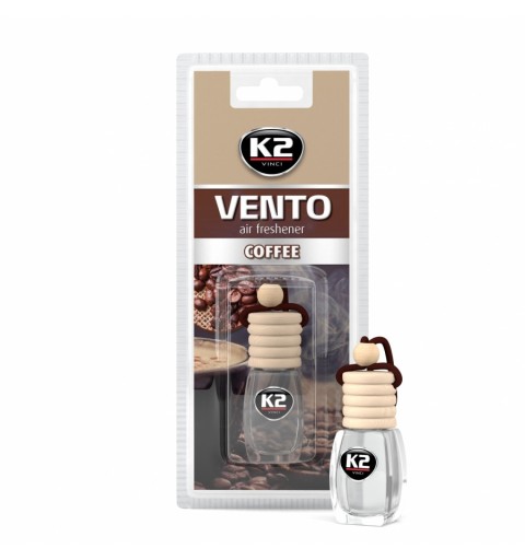 K2 VENTO COFFEE KAWA ZAPACH DO AUTA 8ML ZAWIESZKA