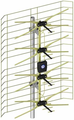 Antena ASP-8W LUX ze wzmacniaczem LNA-177