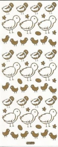 STICKERSY Naklejki kurczaczki jajka wielk-2