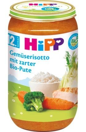 HIPP BIO WARZYWNE RISOTTO Z INDYKIEM 12m 250g