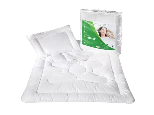 Kołdra MEDICAL 90x120 40x60 komplet dziecięcy AMW