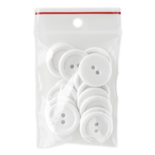 guziki guziczki 15szt 20mm guzik białe guziczek