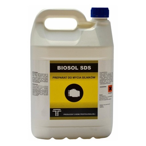 PŁYN DO MYCIA SILNIKÓW SILNIKA MOCNY BIOSOL SDS 5L
