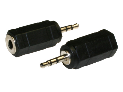 PRZEJSCIOWKA ADAPTER GNIAZDO JACK 2,5mm ->3,5mm