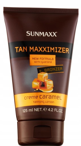 Przyspieszacz opalania w solarium z bronzerem masło Sunmaxx Caramel