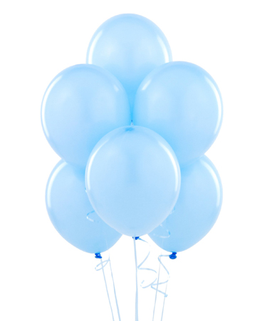 Balony Pastelowe BŁĘKITNE Niebieskie Ślub Wesele Urodziny 12 cali 100szt.