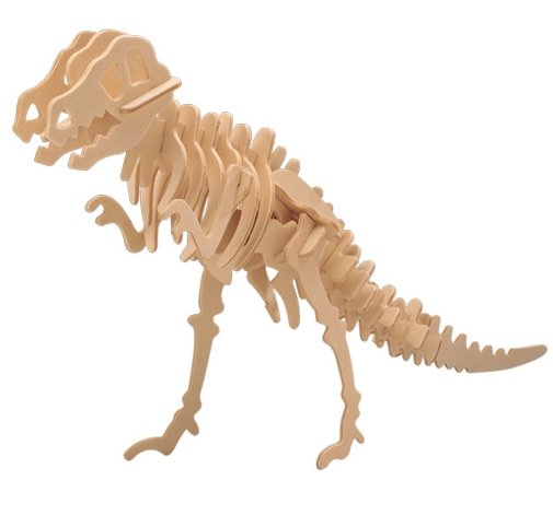 PUZZLE DREWNIANE 3D DINOZAUR TYRANOSAUR