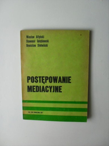 POSTĘPOWANIE MEDIACYJNE/PRAWO MEDIACJA ARBITRAŻ