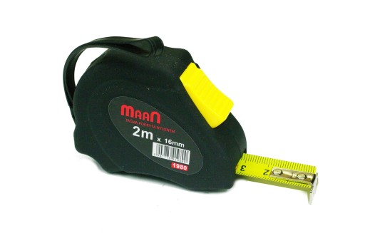 MIARA, MIARY, MIARKA ZWIJANA TAŚMA 2 M 16 MM NYLON