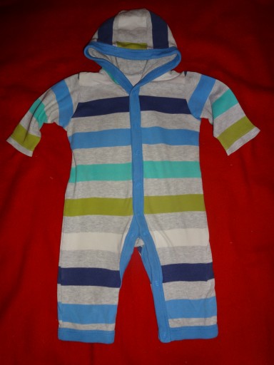 MARKS&SPENCER śliczny pajacyk PASKI 68 cm