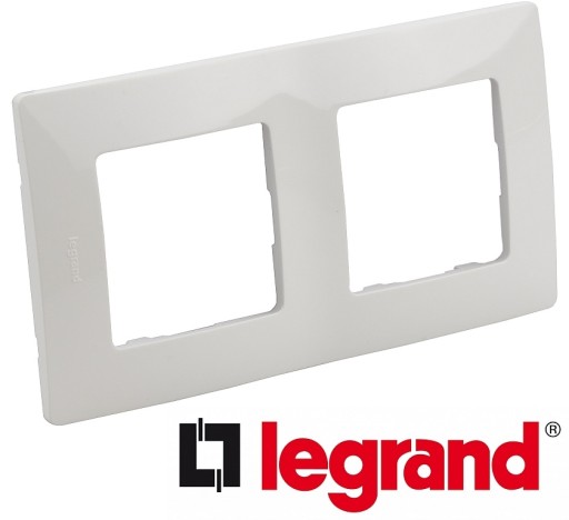Legrand Niloe Ramka Podwójna biały 65002