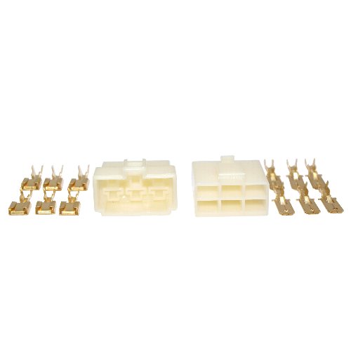 OK-6K uniwersalna kostka 6pin z konektorami 6.3mm