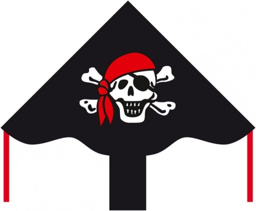 Latawiec dziecięcy Simple Flyer Jolly Roger 85cm