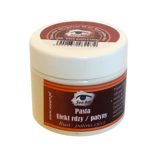 Pasta Efekt Rdzy Patyny SeeArt 50 ml. 05 biel ant.