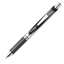 Pentel Pióro kulkowe BL77 - czarne ENERGEL 0.7