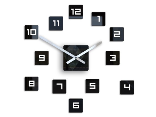 Zegar ścienny ModernClock - DESIGN CUBE - 50 cm!