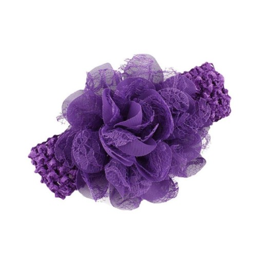 OPASKA z KWIATEM C.FIOLET 26CM-48CM