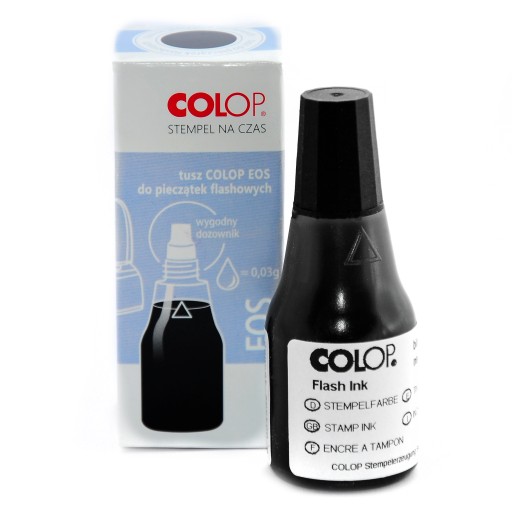 Tusz do pieczątek flashowych Colop 25ml oryginalny