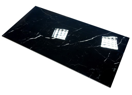 GRES CARRARA NERO MARQUINA CZARNY MARMUR POLEROWANY 120x60 60x120