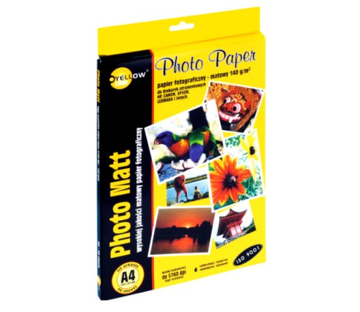 PAPIER FOTOGRAFICZNY Yellow One 140g MATOWY