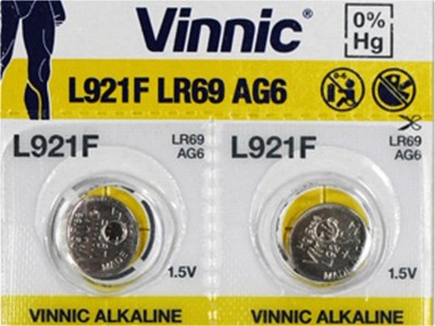 2x AG6 BATERIA ALKALICZNA VINNIC L921F AG6 LR69
