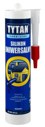 TYTAN silikon uniwersalny 310 ml. Bezbarwny