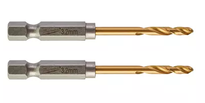 WIERTŁA TYTANOWE METALU MILWAUKEE SHOCKWAVE 3,2mm