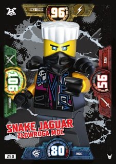 karta nr 250 Snake Jaguar złowroga Lego Ninjago 3