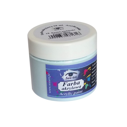Farba akrylowa SeeArt 50 ml. 18 pastel niebieski