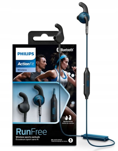 Słuchawki BLUETOOTH PHILIPS SHQ6500BL ActionFit