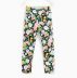 Legginsy Zara z nadrukiem w kwiaty roz. 140