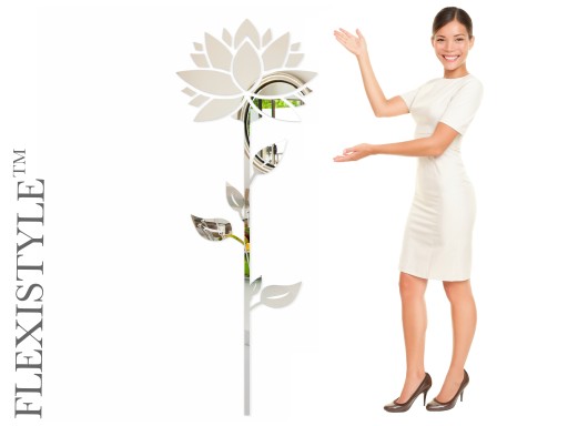 Duże nowoczesne lustro dekoracyjne SUNFLOWER 150cm
