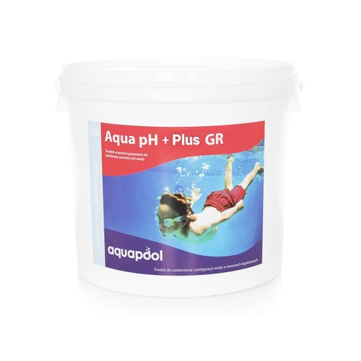 AQUA PLUS PH+ Granulat do Podwyższania Ph Wody Chemia Basen Jacuzzi Spa 3kg