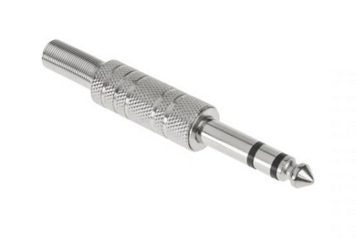 Wtyk Jack 6.3 stereo metal-grawerka WTY0020