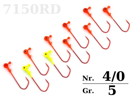 10 x DORSZ JIG SKOCZEK VMC BARBARIAN RD Nr.4/0-5gr