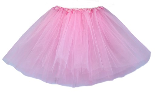 # SPÓDNICZKA TIULOWA TIUL SPÓDNICA TUTU 50cm j.róż