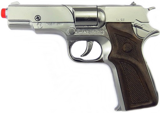 PISTOLET METALOWY na Kapiszony GONHER 125/0 Silver