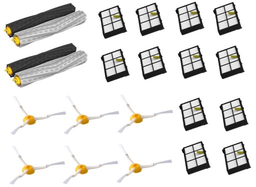 ZESTAW SZCZOTKI FILTRY DO iRobot ROOMBA 805 880 891 895 896 960 965 966 980