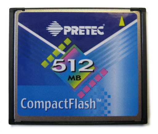 Karta Compact Flash CF 512MB PRETEC