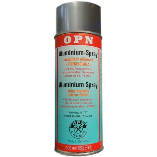 Aluminium w sprayu OPN - wysoki połysk